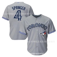 Same Day DeliveryBlue Jays Springer 4 Blue Jays Springer baseball Jersey