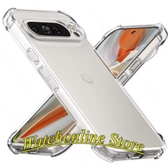 Google Pixel9 Pixel 9 pro Pixel 9pro transparent shockproof case protects 4 corners