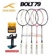 HUNDRED Badminton Racket Bolt 79 Badminton Racket 100% ORIGINAL HUNDRED
