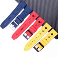 Watch accessories men rubber strap suitable for Breitling ladies silicone sports strap 22mm 24mm met