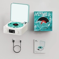 Waves Vinyl Player Bluetooth Speaker With White Noise R Turntable Speaker Sleep Aid Vitrola Shaped S