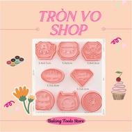 Set of 8 cookie cutters - Super hero [25 A ]