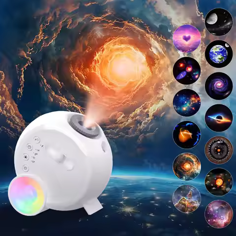 Galaxy Projector for Bedroom 4K HD Image Planetarium Projector 13-in-1 Kids Night Light Projector 36