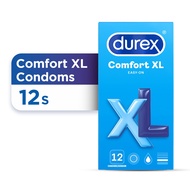 Durex Comfort XL Condoms 12's [For man] Basic, Large size 56mm (Safety & Protection)