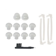 Closed-back Dome Double-Layer Earbuds Sound Guide Sound Pipe Hearing Aid Cleaning Brush Ventilation 