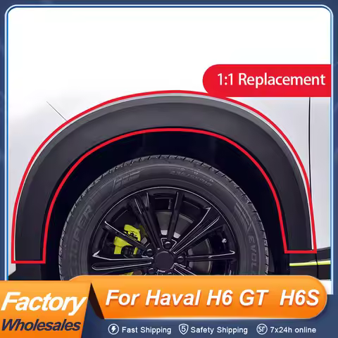 For Haval H6 GT H6S 2022 Wheel Arch Trim Anti Collision Wide Bodykit Replacement High Toughness Plas