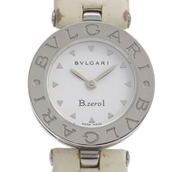 寶格麗BVLGARI B-zero1 手錶，BZ22S，不鏽鋼，白色錶盤，石英，模擬顯示，白色錶盤，女士手錶 [二手]