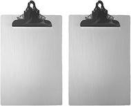 Heavy Duty Contractor Metal Aluminum Clipboard with High Capacity Clip, Rust-Proof Plate for A4 Pape