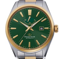 ORIENT STAR Basic Date Mechanical Contemporary Watch (Green-Gold) - (RE-AU0405E)