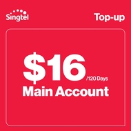 Singtel SGD16 hi Top-up