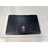 【現貨】微星MSI GE63 7RE 高階電競筆電【i7 7700HQ / 256G+1T / GTX1060】