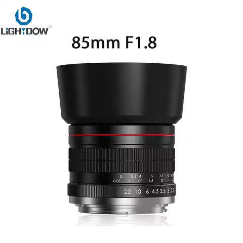 Lightdow 85mm f1.8 Portrait Lens for Nikon DSLR Canon EOS Rebel T8i T7 T6 T6s SL3 SL2 90D 80D 77D 40