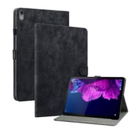 全城熱賣 - 適用於Lenovo Tab P11/Pad Plus 2011 萌虎圖案平板皮套（黑色）