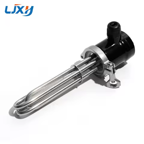 LJXH 2"Tri-clamp(OD63) SUS304 Electric Heating Element Immersion Water Heater with Bakelite Cover 22