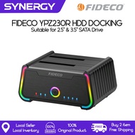 Fideco YPZ230R Docking Station with RGB, for 2.5" & 3.5" Harddisk