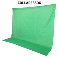 COLLARESSQQ Green Screen, Non-woven fabric 3x3m Chroma Key Backdrop Cloth, Foldable Green Content Cr