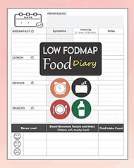 Low FODMAP Food Diary: Food Sensitivity Journal, IBS & IBD Diet Notebook, Daily Track of Foods, Symp