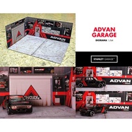 1/64 Advan Garage Diorama.