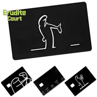 [EruditeCourtS] La Linea Funny Anime Pattern Credit Card Sticker Used For EBT, Transportation, Keys,