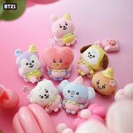 New 10Cm Bt21 Kawaii Anime Bee Series Shooky Koya Plush Keychain Cute Cartoon Rj Cooky Bag Pendant D