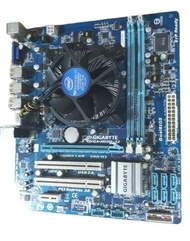 (เมนบอร์ด) +ซีพียู+MAINBOARD GA-H55M พร้อม CPU Core i5-i3+ซิ้งพัดลมของใหม่ LGA 1156 DDR3 สินค้าคัดคุ