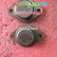 1ชิ้น2SC1116 2SA747ถึง-3 C1116 A747 TO3เครื่องขยายเสียงทรานซิสเตอร์ใช้ต้นฉบับ