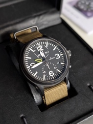 Rare 罕有 Sinn 756 UTC S PVD Tegimented Chronograph Pilot Watch 技術化計時飛行員手錶