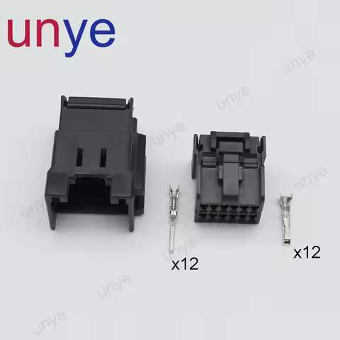 1-20 Kits 12 Pin Way Male Female 040Type Sealed Housing Electrical Wire Automotive Connector Plug So