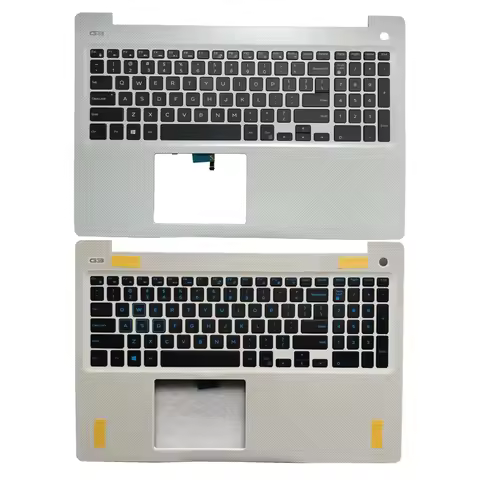 New US English Laptop keyboard for DELL Gaming 15-3000 G3 3579 G3-3579 with white Palmrest upper cov