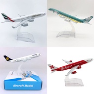 A340 Series Aviation Model with Landing Rack Alloy Aircraft Model Simulation Static Model