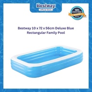 Bestway Rectangular Swimming Pool (120 inches by 72 inches by 22 inches)