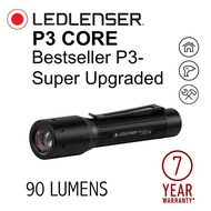 P3 CORE LEDLENSER Flashlight - 90 Lumens [Led Lenser Torchlight, LED, Lampu Suluh EDC, Kecil]