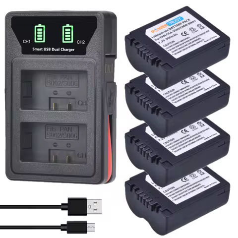 CGA-S006E CGR-S006 Battery for Panasonic Lumix DMC FZ7 FZ30 FZ50 FZ28 FZ18 FZ8 FZ35 FZ38 CGA-S006 DM