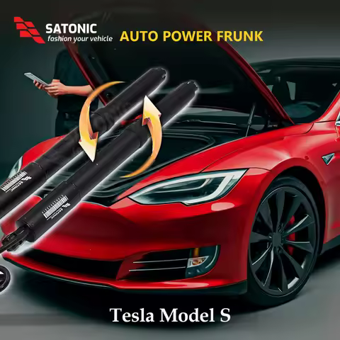 SATONIC V6S Automatic Powered Frunk For Tesla Model 3 Y S X APP KEY FOB Control Waterproof IPX6