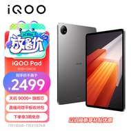 iQOO Pad 12.1英寸平板电脑（天玑9000+旗舰芯 8GB+256GB 144Hz超感巨幕 10000mAh电池）星际灰