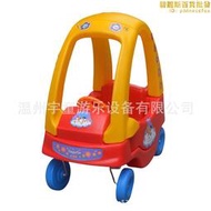 淘氣堡玩具車兒童車塑料寶寶幼兒園小房車公主踏行車滑行車馬卡龍
