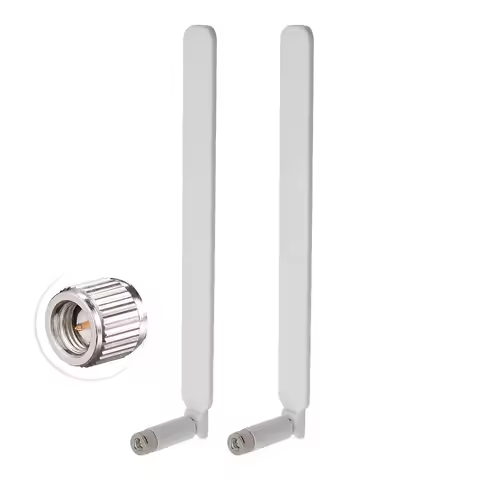 2PCS 4G LTE Wireless Router Antenna 2X 5dBi Signal Gain Antenna with SMA Connector for Huawei B310/B