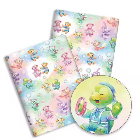 Disney DIY Cartoon Hot handmade sewing patchwork quilting baby dress home sheet 140cm DIY bric sewin