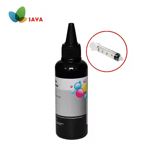 Printer Ink Dye Refill Ink for HP Inkjet Printer Black Ink General for All HP Printers Kit for CISS 