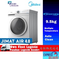 Midea 9.5kg Inverter Front Load Washer Washing Machine MF100W95B Mesin Basuh 洗衣机