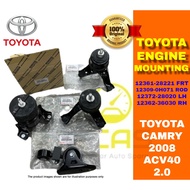 100% ORIGINAL TOYOTA CAMRY ACV40 2.0CC 2006-2013 ENGINE MOUNTING SET