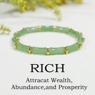 9 ️ ️ ⃣// TK Handmade Glass Bamboo Bracelet Prosperity and Rich Beaded Ladies Bracelet 2026.01.04