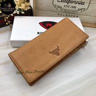 Rush Rider Full Leather Long Wallet Men Cow Leather Long Purse