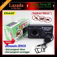 Zenco VX-8088 Alat Pengusir Tikus Ultrasonic - Hitam