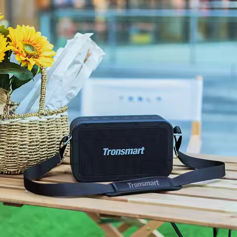 For Tronsmart Force Max Bluetooth Speaker, 80W Portable Outdoor Subwoofer with IPX6 Waterproof & Pow