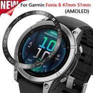 Watch Bumper Cover Ring Bezel Compatible for Garmin Fenix 8 47mm 51mm AMOLED Bezel Metal Case