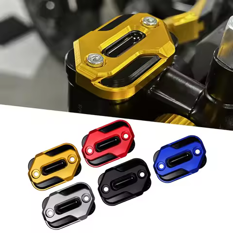 1 Pair Motorcycle CNC Aluminum Brake Fluid Reservoir Cap For Yamaha NMAX/Aerox Standard NMAX 155 Tur