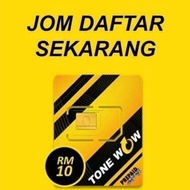 Simcard tone wow digi 35gb-236gb Data Gergasi