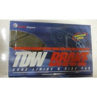 .. Brake Shoe/Brake Shoe Blk Avanza TDW (08305)..