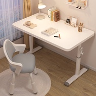 Elevated Children's Study Table Simple Kids Table and Chair Household Bedroom Study Desk Homework Desk Writing Desk